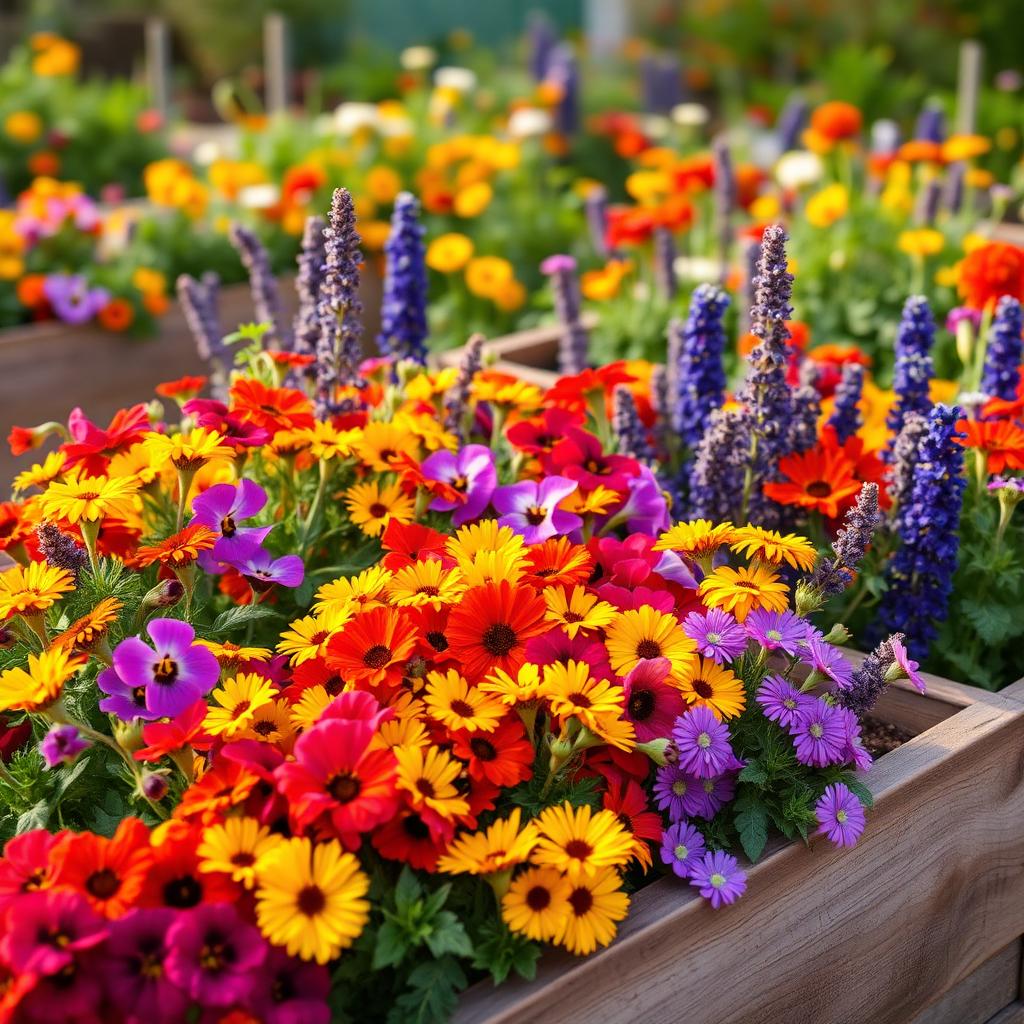 Edible Flower Garden