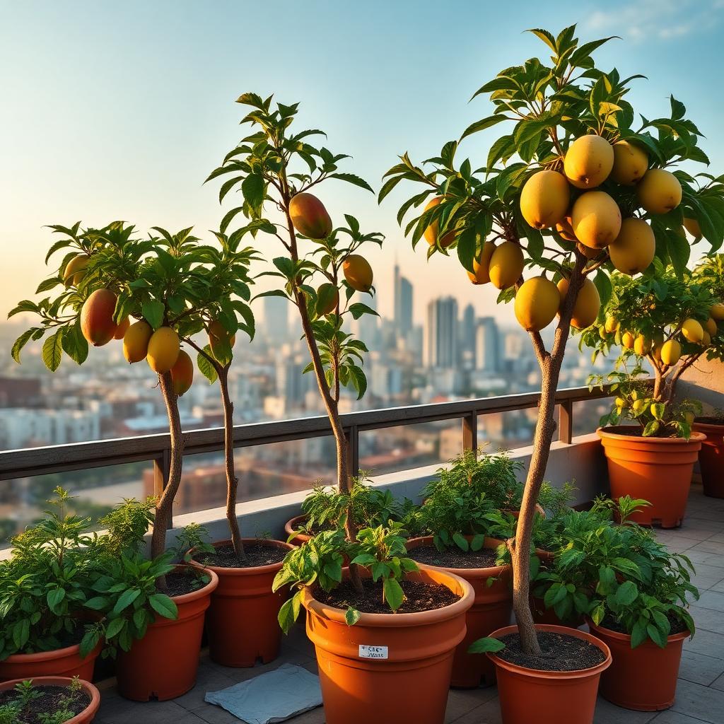 Rooftop Fruit Garden